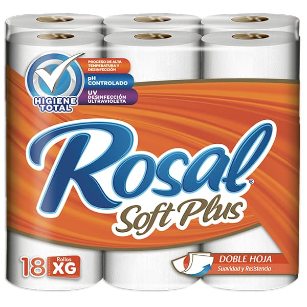 Comprar Papel Higiénico Rosal Naranja, Doble Hoja - 6 Rollos